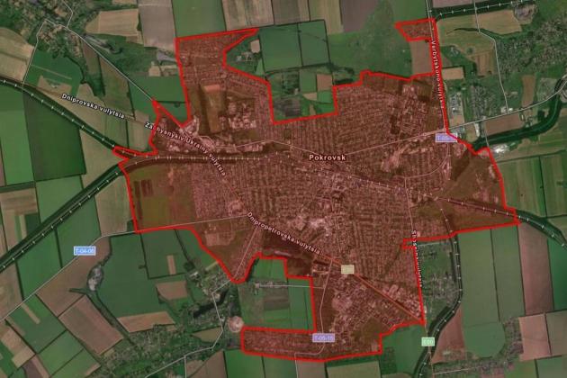 俄罗斯战地记者描述波克罗夫斯克战役乌克兰分析员实际上已将波克罗夫斯克在地图上
