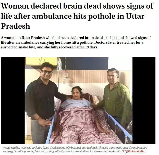 这大概是今年听过最离奇的真实故事了，简直比电影还夸张。印度一个50岁的阿姨，被医