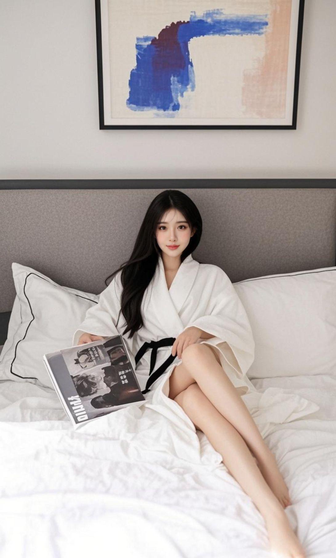 静卧时光 原来ai写真可以这么美 人生总得有一套ai写真吧 谁拍谁好看...