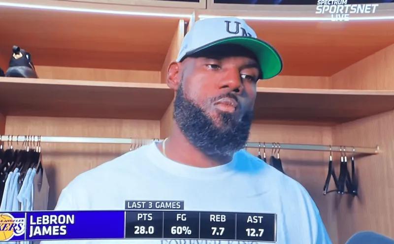 詹姆斯：我不得不找回过去早已习惯的角色，尽力的创造机会04月12日讯，在NBA