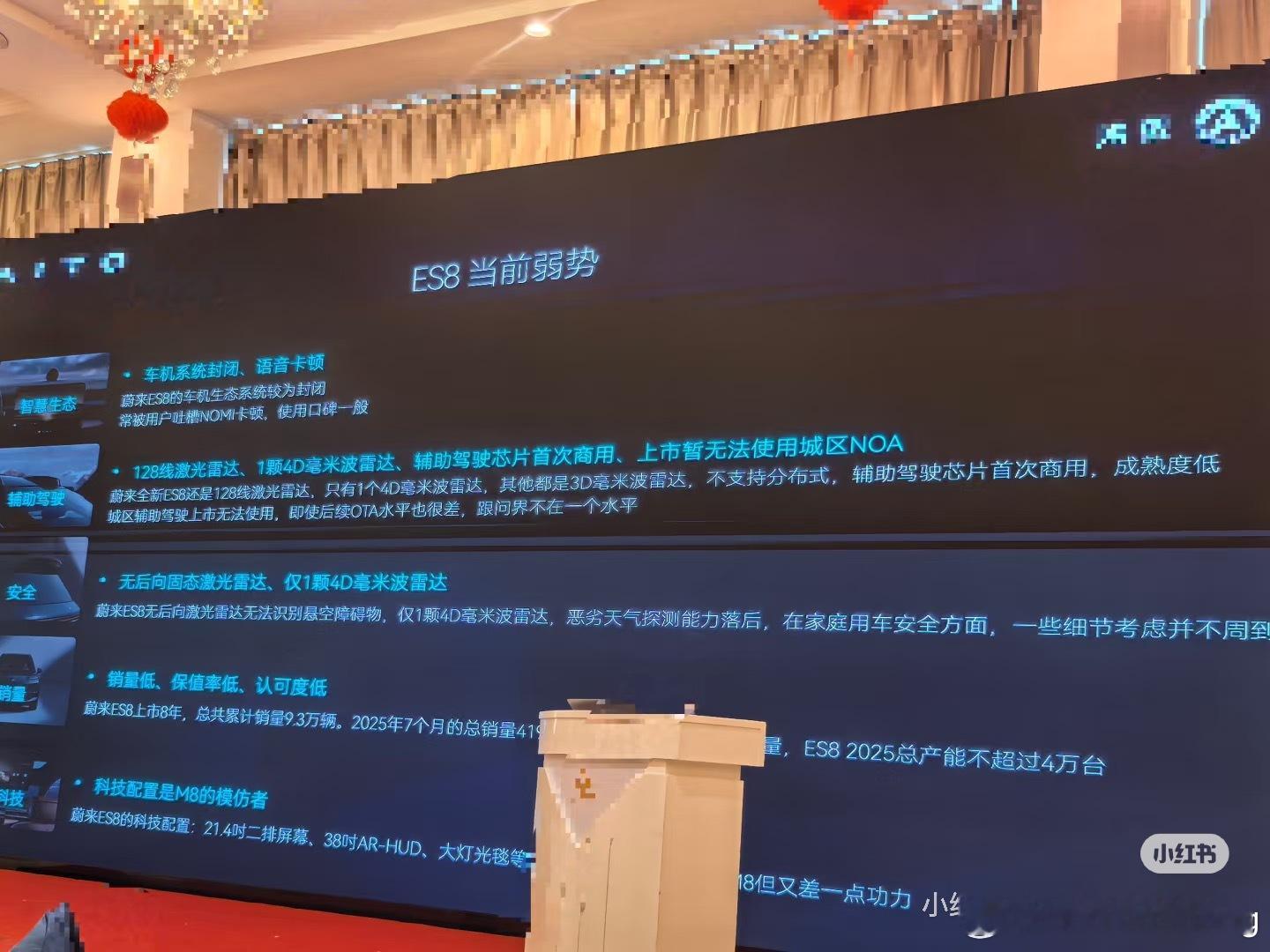 ES8这个价格确实卖的不错终于让领先之光照耀到了​​​