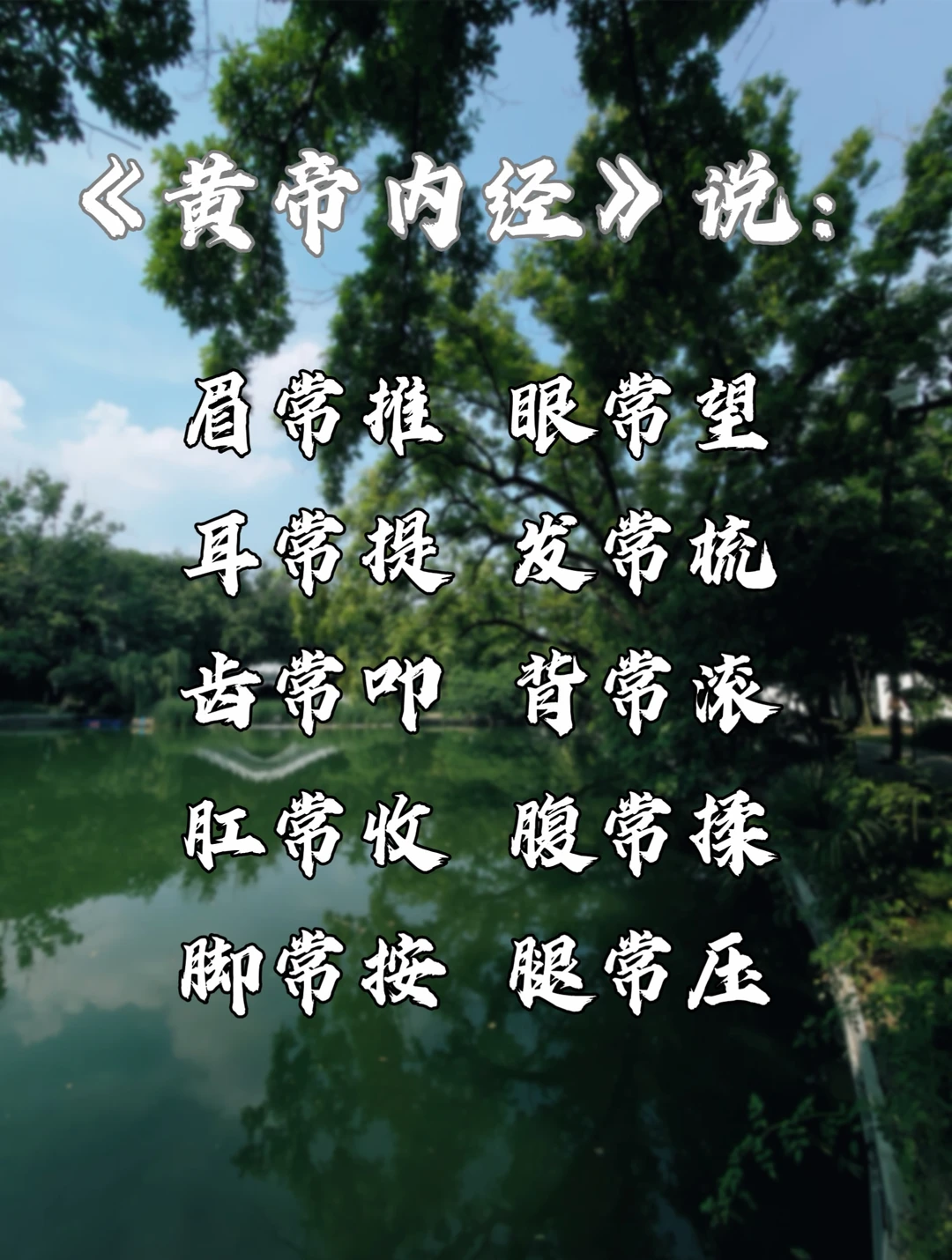 从头到脚，一套做完全身气血通达