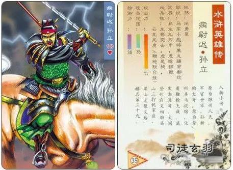 从“病尉迟”到英雄：孙立的传奇人生在《水浒传》中，有一个角色总是让人印象深刻，