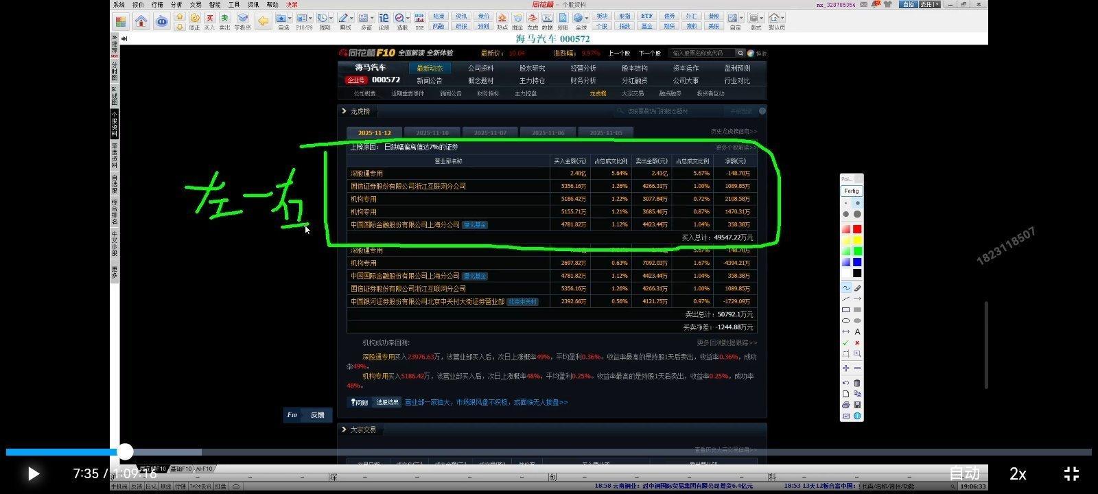 做妖股要会看每天的龙虎榜，机构又卖又卖就是左右手互倒做t.下跌还买的越来越多了就