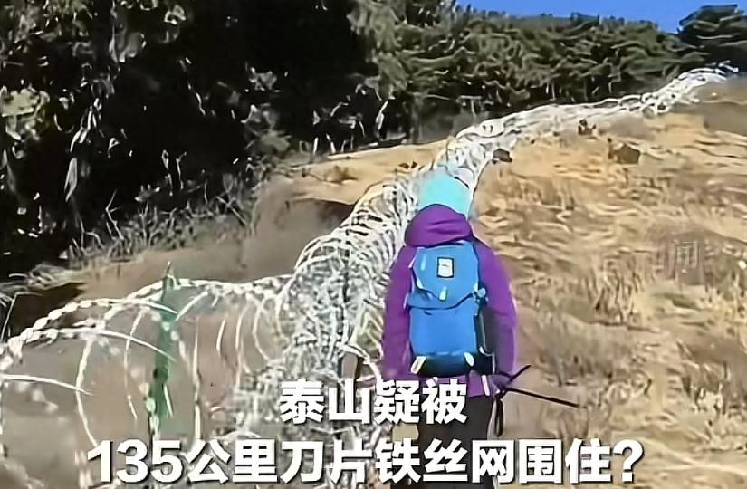 泰山耗资2519万修135公里隔离网，随后又连夜拆除，谁该为此买单 7月1日