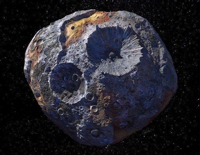 小行星带里的灵神星，绝大部分都由贵金属组成，上面至少有价值10万亿亿美元的黄金储