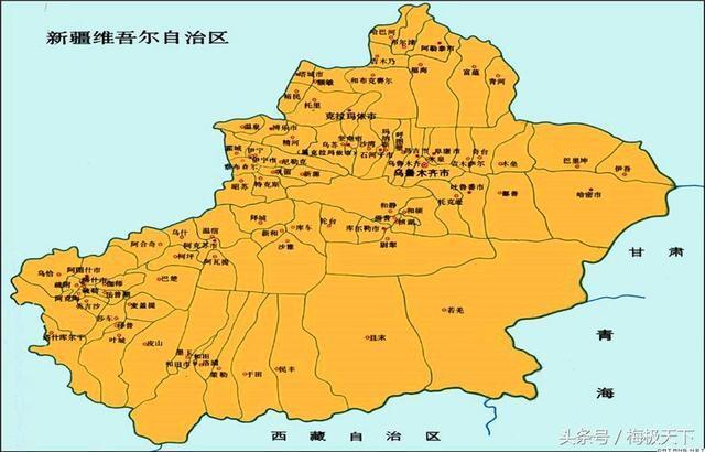 新疆地图