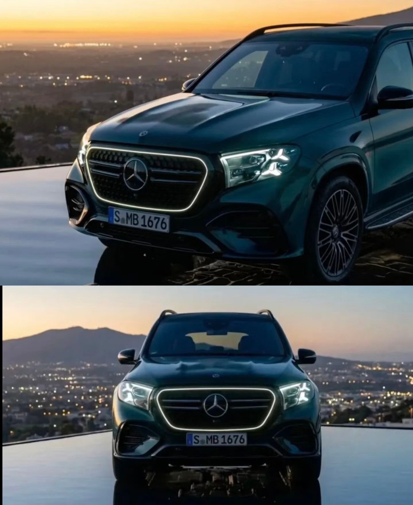 全新奔驰GLS曝光了半个月前外媒上已经有图2也能看出来竖向排列的车标前灯所以，大