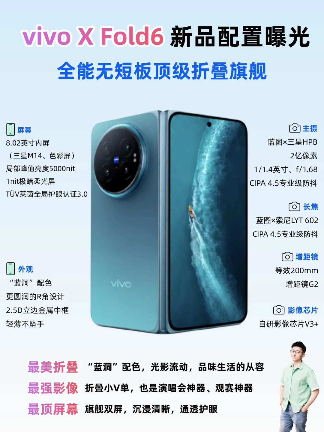 提前爆料vivo X Fold6｜折叠旗舰新标杆