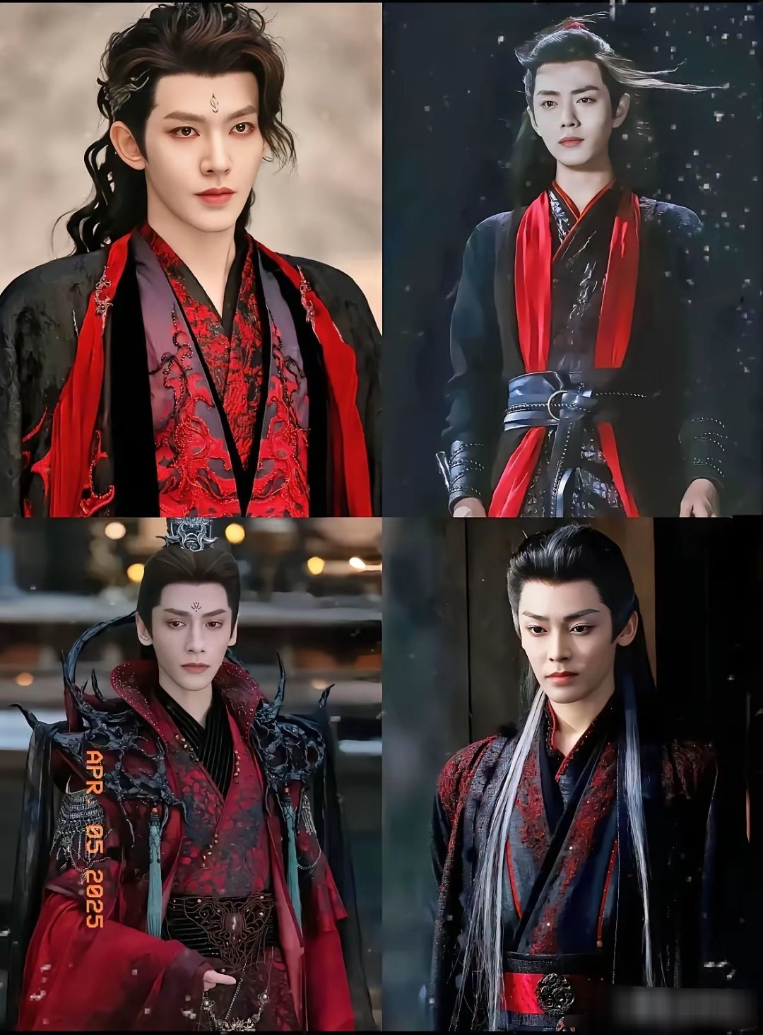 这么多年了，还是没一个能打！“红黑”妆造，还得是肖战的魏无羡！​不夜天那一战他失