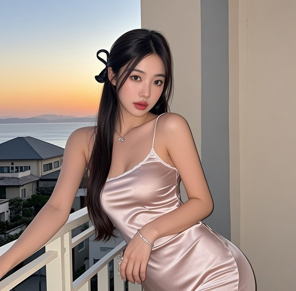 真丝紧身衬曲线，大胸美女风情万种