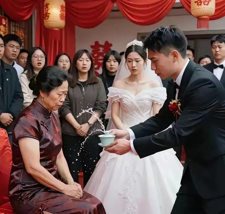 婚礼敬茶三次不应，新郎当场泼茶退婚，这场闹剧谁都不冤这事要是搁在十年前，可能