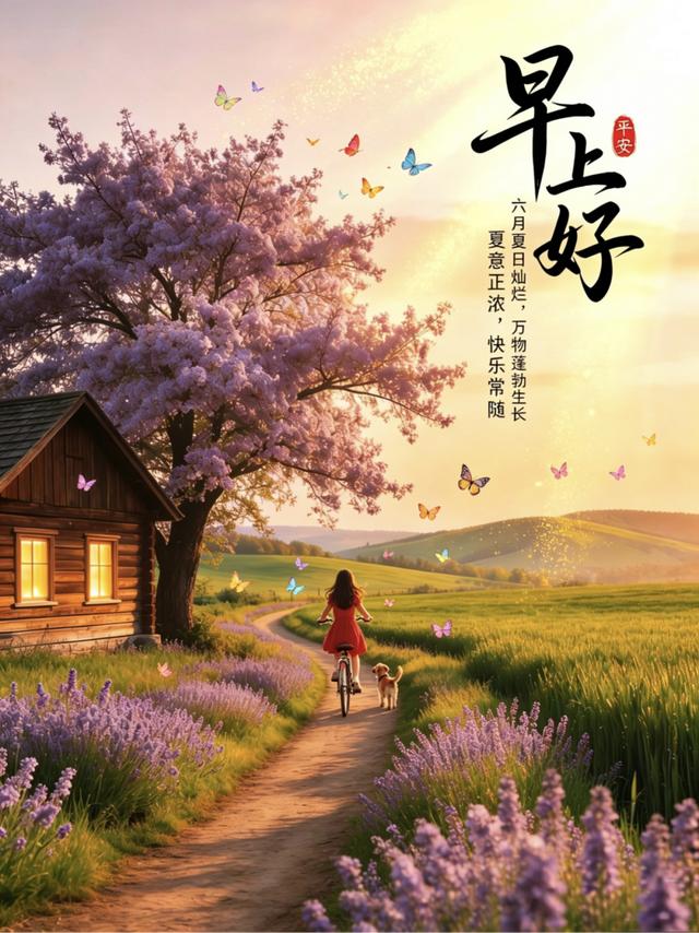 周二早安，愿你心怀热忱，奔赴山海，活成自己喜欢的模样！