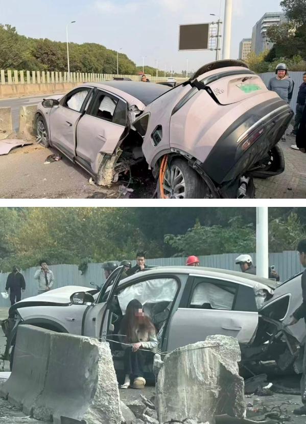 蔚来发文说明上海蔚来EC6事故把手正常弹开、动力电池安全关于上海车辆碰撞事故