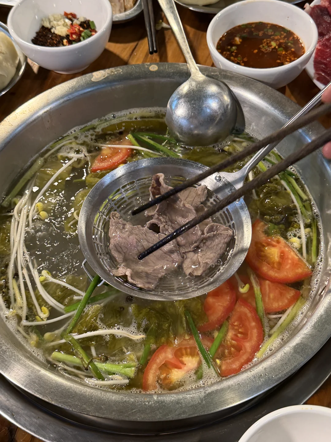 成都川大旁边感觉第一好吃的白酸汤😭😭