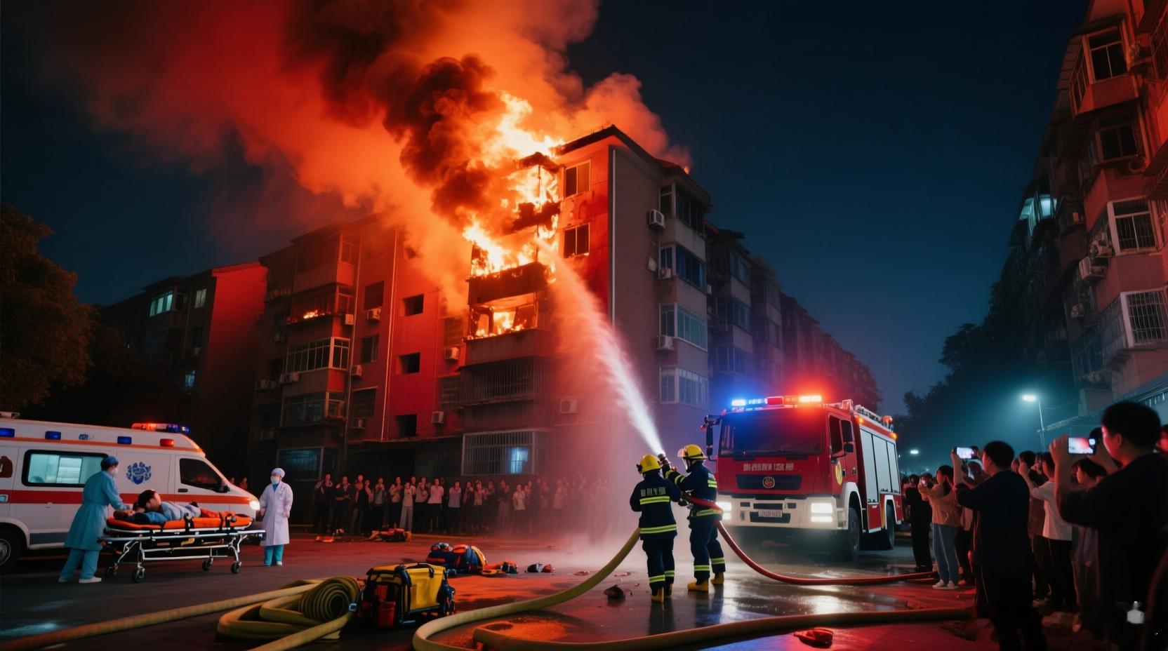 成都双流一居民区火灾致5死2伤凌晨的成都双流，一场大火撕裂了永福公寓的宁静。0点