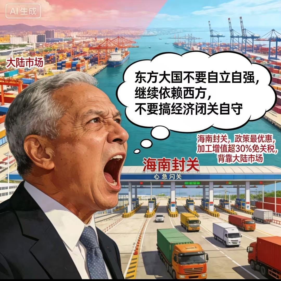 海南封关，新加坡真的坐不住了？最近新加坡的态度，不少网友都看在眼里！喊话东