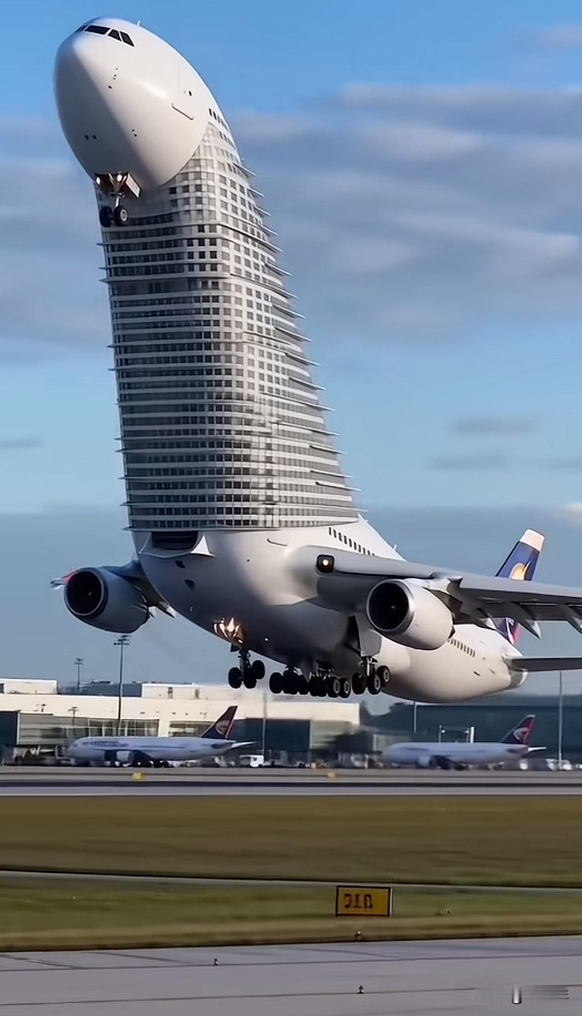 我真服了这个人才，怎么想出来的，AI出这么个飞机！真是脑洞大开！