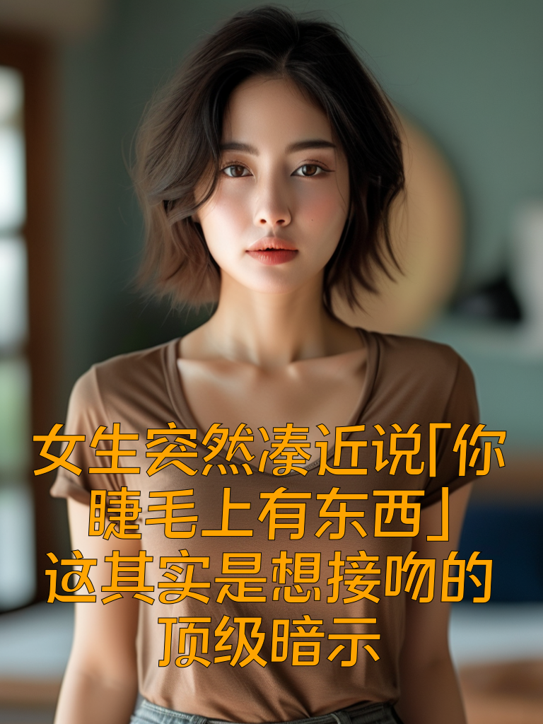 女生突然凑近说「你睫毛上有东西」？这其实是想接吻的顶级暗示