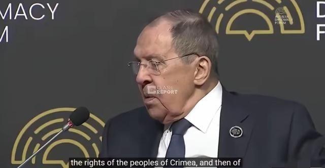 俄罗斯外长拉夫罗夫说：“当年在需要承认科索沃独立时，西方搬出了民族自决