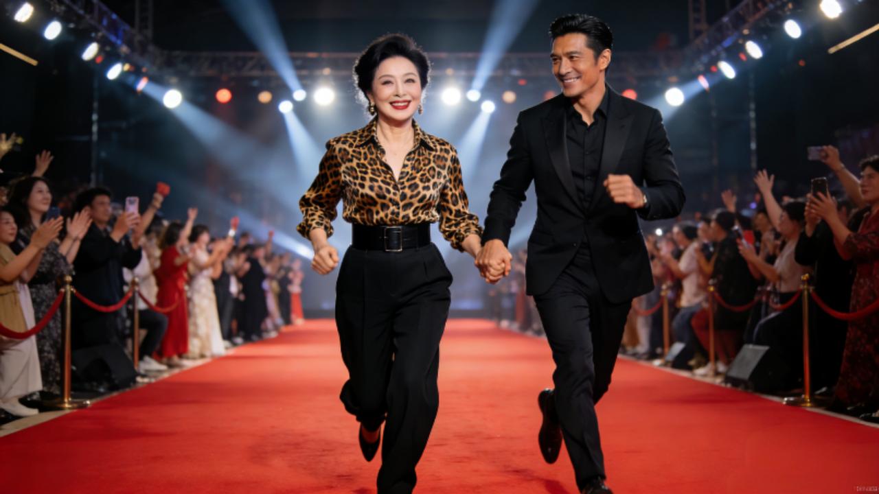 75岁刘晓庆红毯小跑炸场！打脸35岁焦虑，自律30年活成逆龄范本2025搜