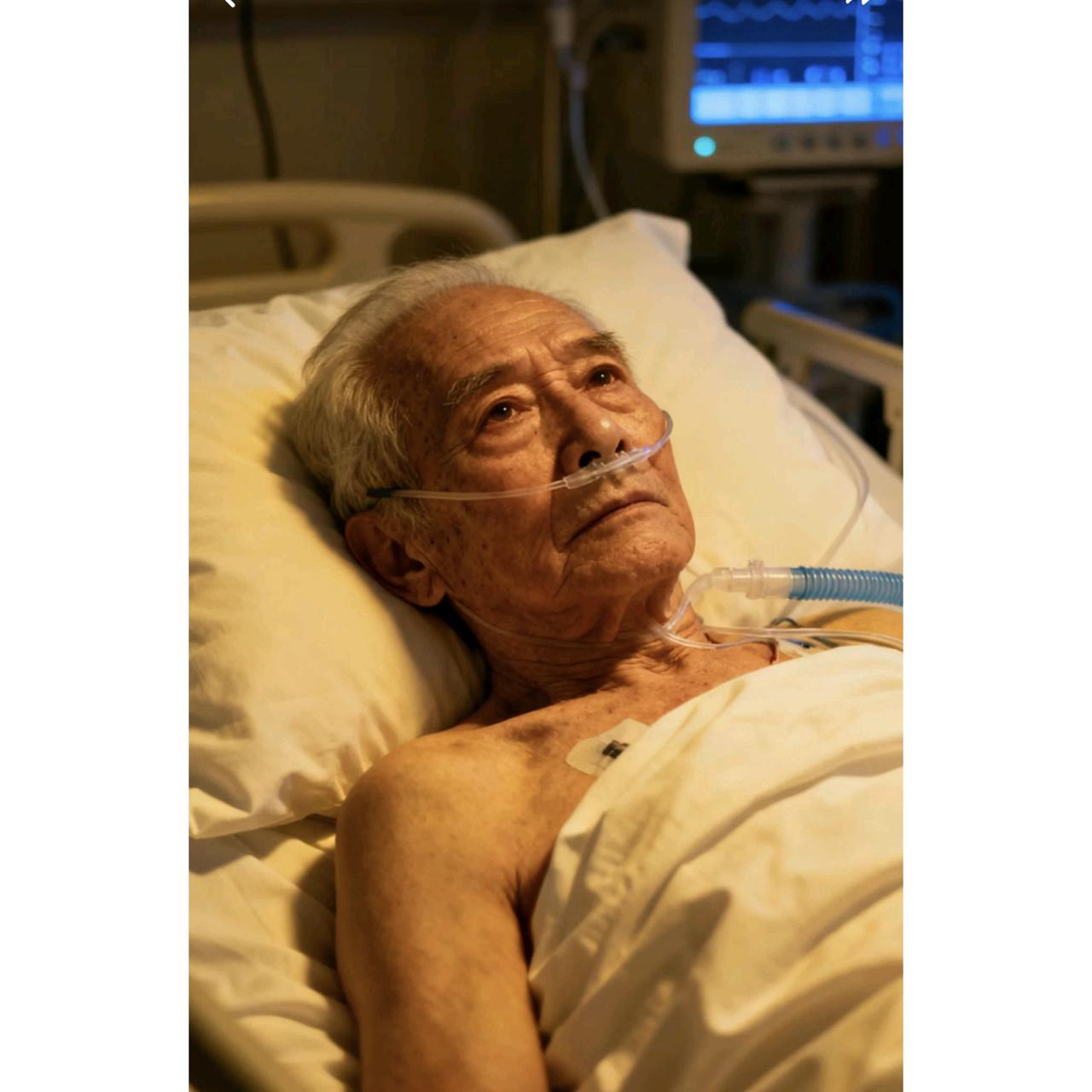 “37床家属！”凌晨三点的医院走廊，80后独生子马克握着手机蹲在开水房，