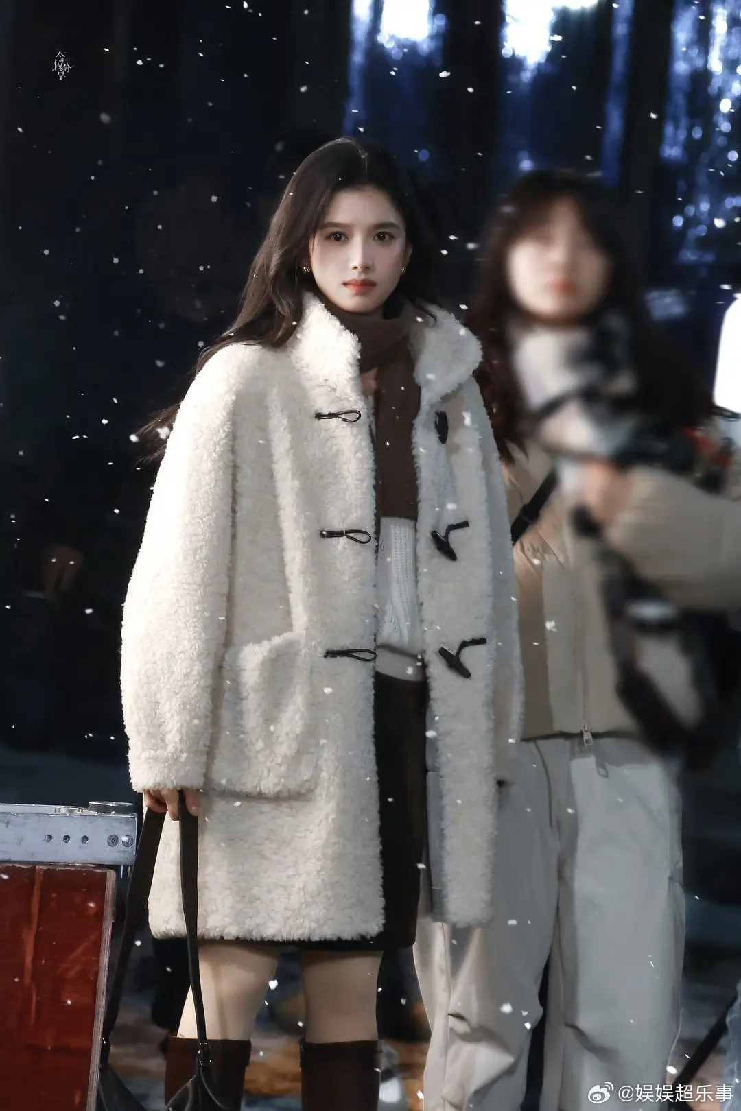 太美了张婧仪好适合雪景