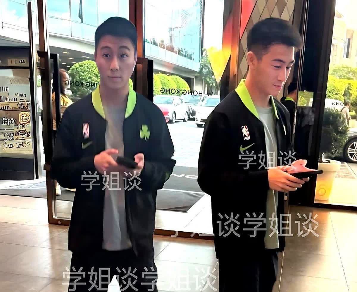 香港游玩有幸偶遇奚梦瑶老公何猷君终于明白大家为啥叫他小土豆了，本