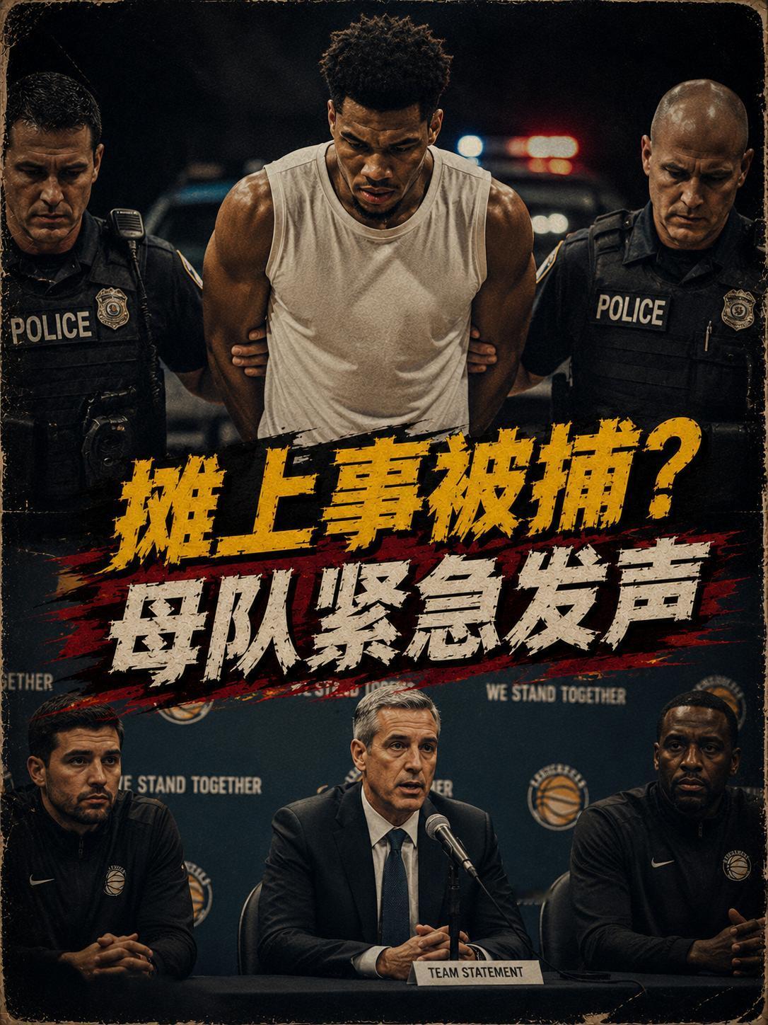 哈登摊上事了——据报已经被拘，骑士官方随即发声。看到这条消息之后，球迷们都懵了，
