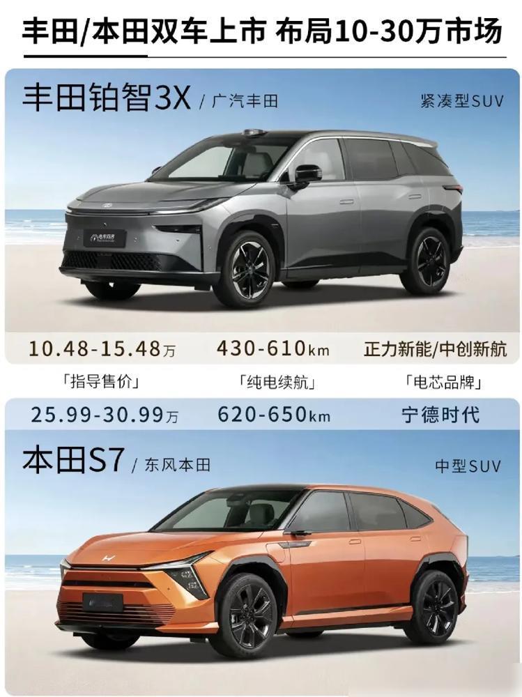 日系双雄同时发新车，价格相差15万，结局却天差地别！丰田铂智3X昨晚以10.48