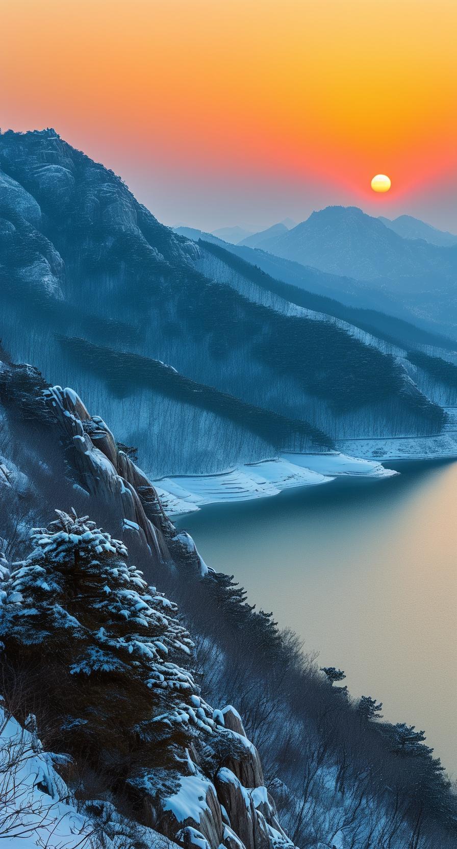 上联：冬去山明水秀，下联：请你来春来花开鸟鸣