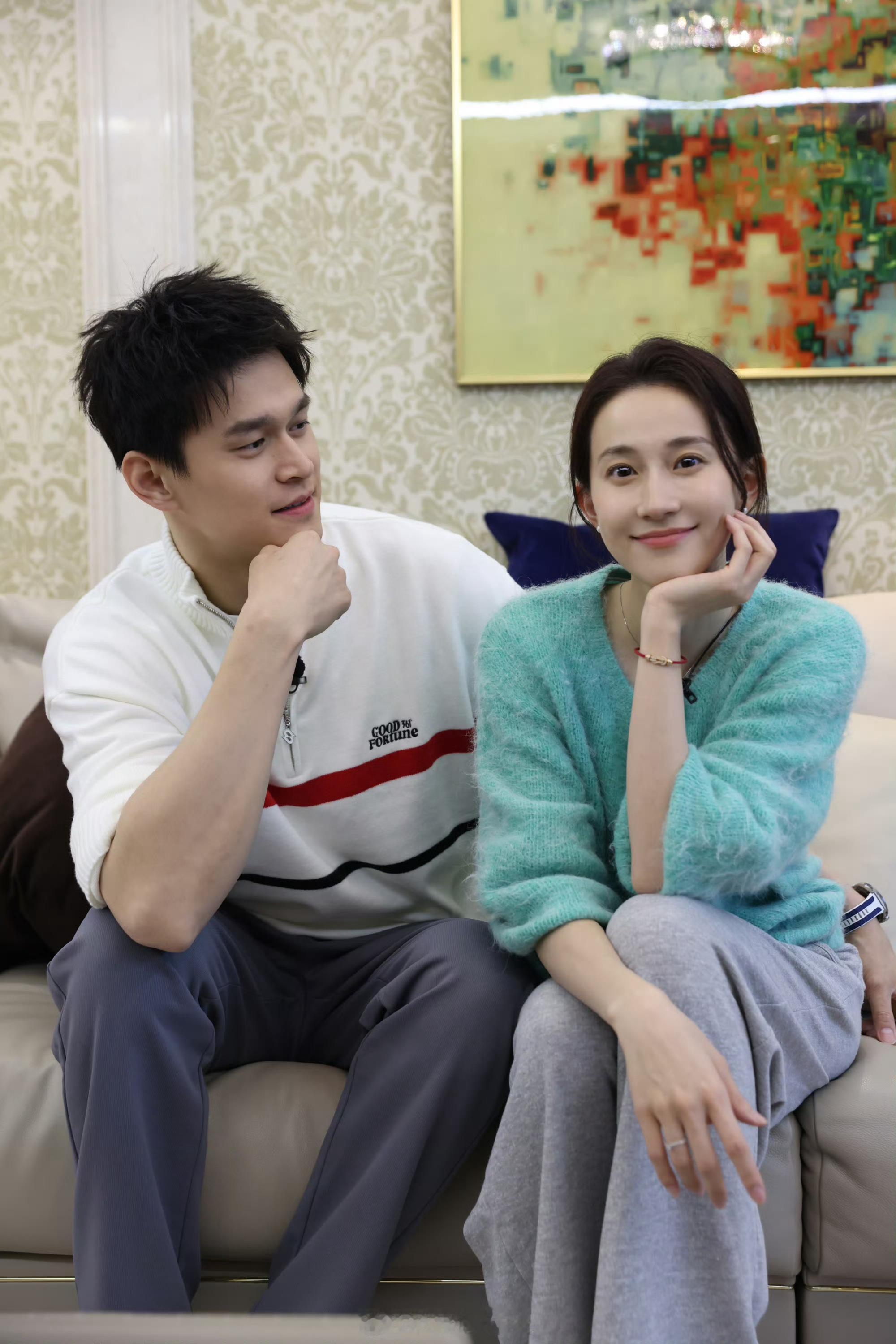 孙杨想让张豆豆看自己训练孙杨想让张豆豆看自己训练🏋️眼里全是爱意与期许，彼此