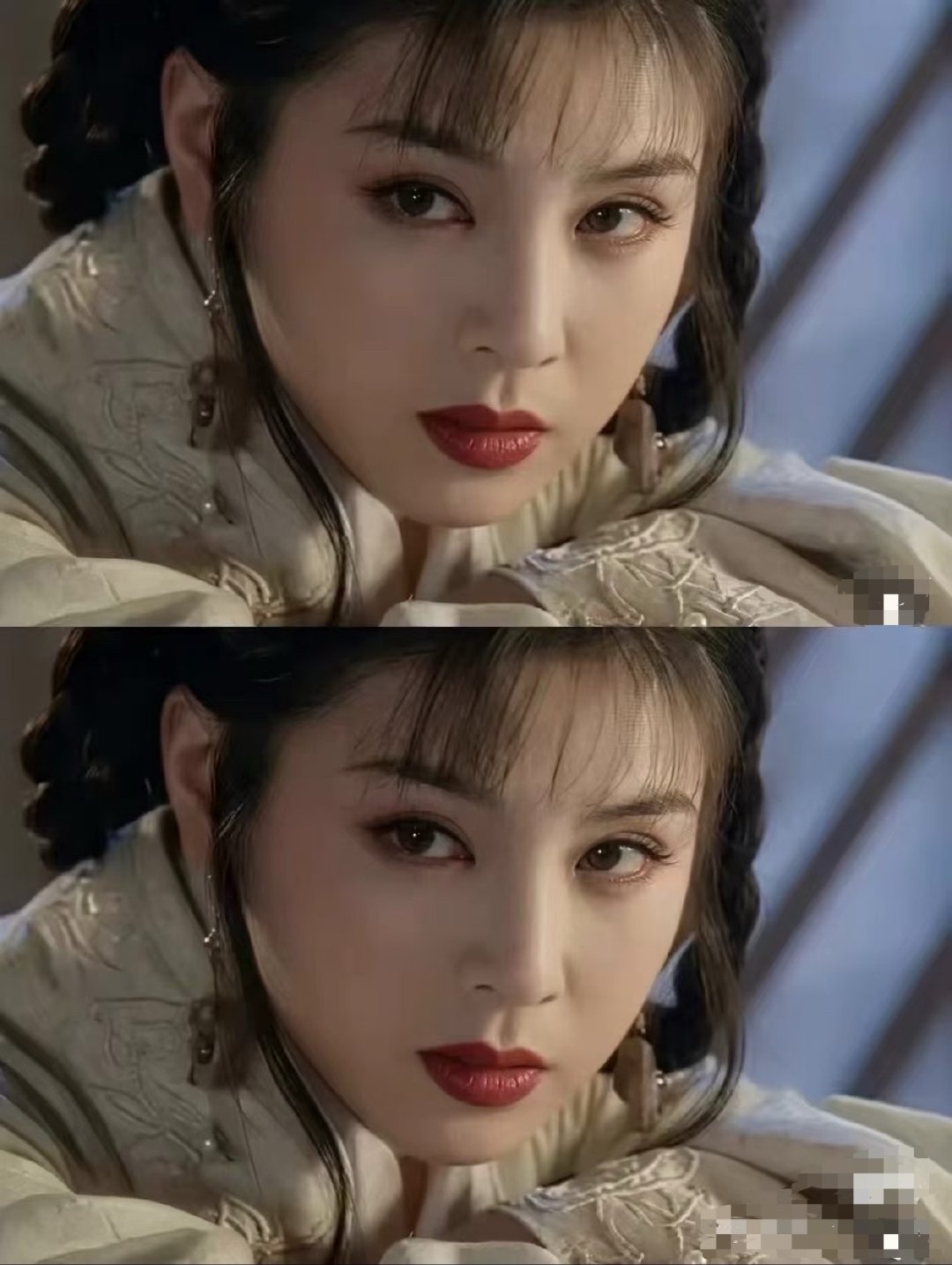 没有滤镜特效的年代古装美人是纯美[比心]​