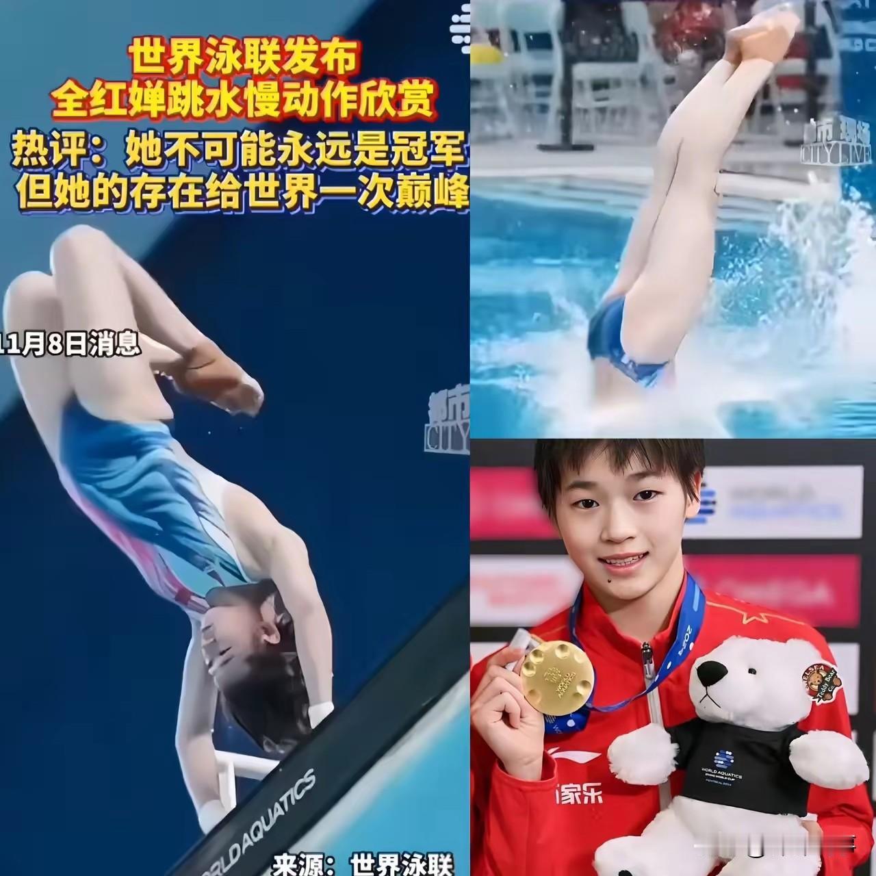 世界泳联这波操作属实有点东西啊！全红婵巴黎奥运会拿了双冠后，虽然这次世锦赛只摘了