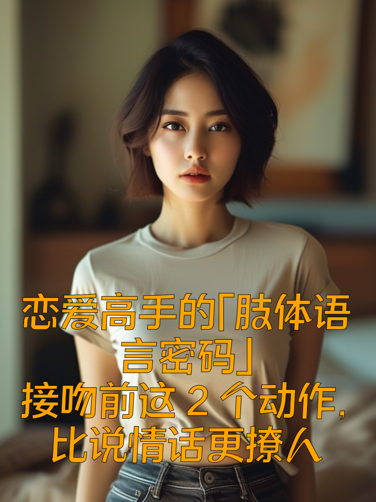 恋爱高手的「肢体语言密码」：接吻前这2个动作，比说情话更撩人