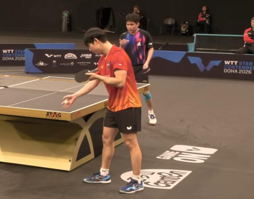 痛快，林诗栋终于报仇了！石头这个月被张禹珍在多哈打赢了两次，今天遇到了韩国