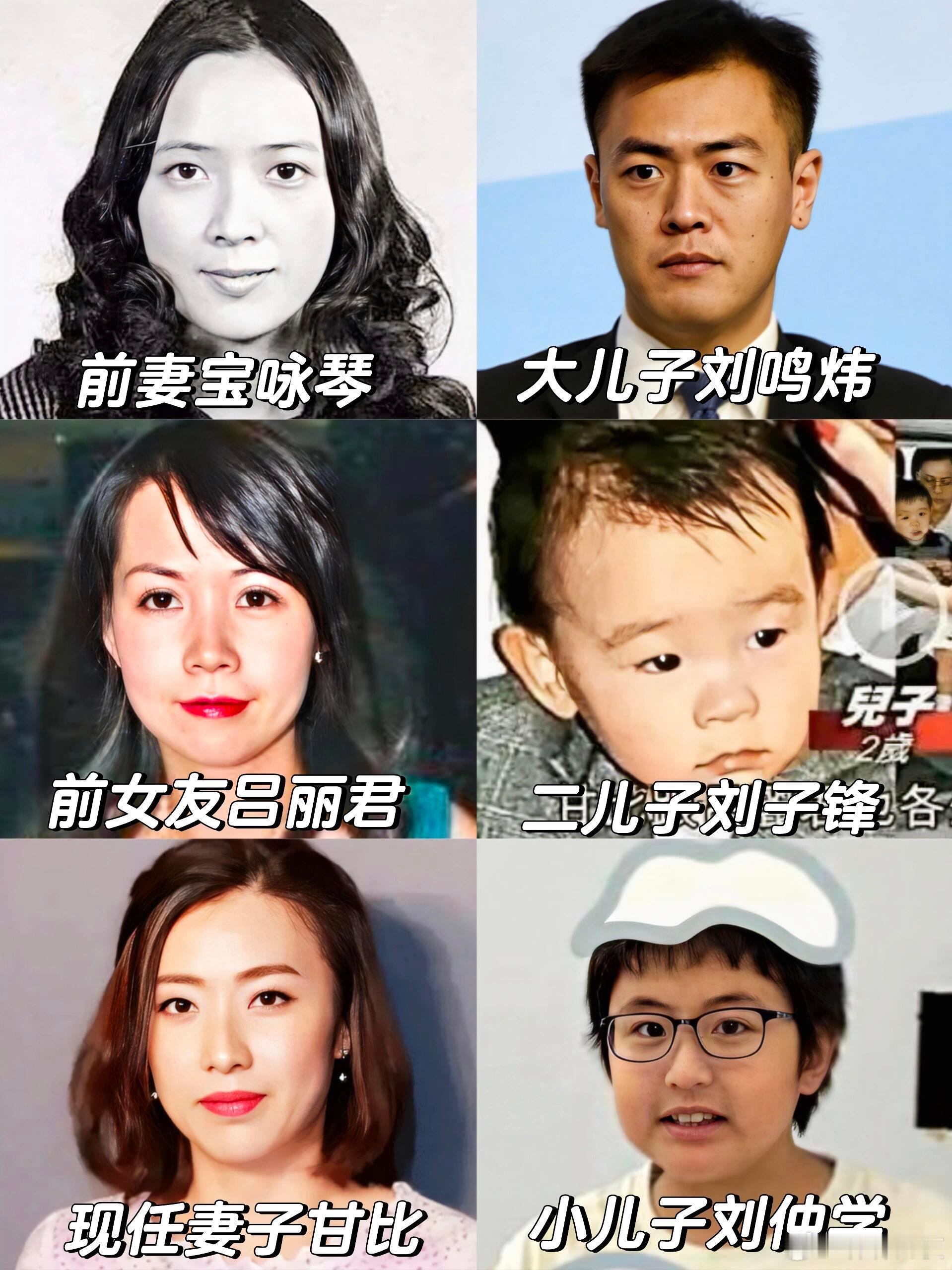 3个儿子3个妈，刘銮雄小儿子最好命！从照片上看长子刘鸣炜长得还算比较帅气，可能是