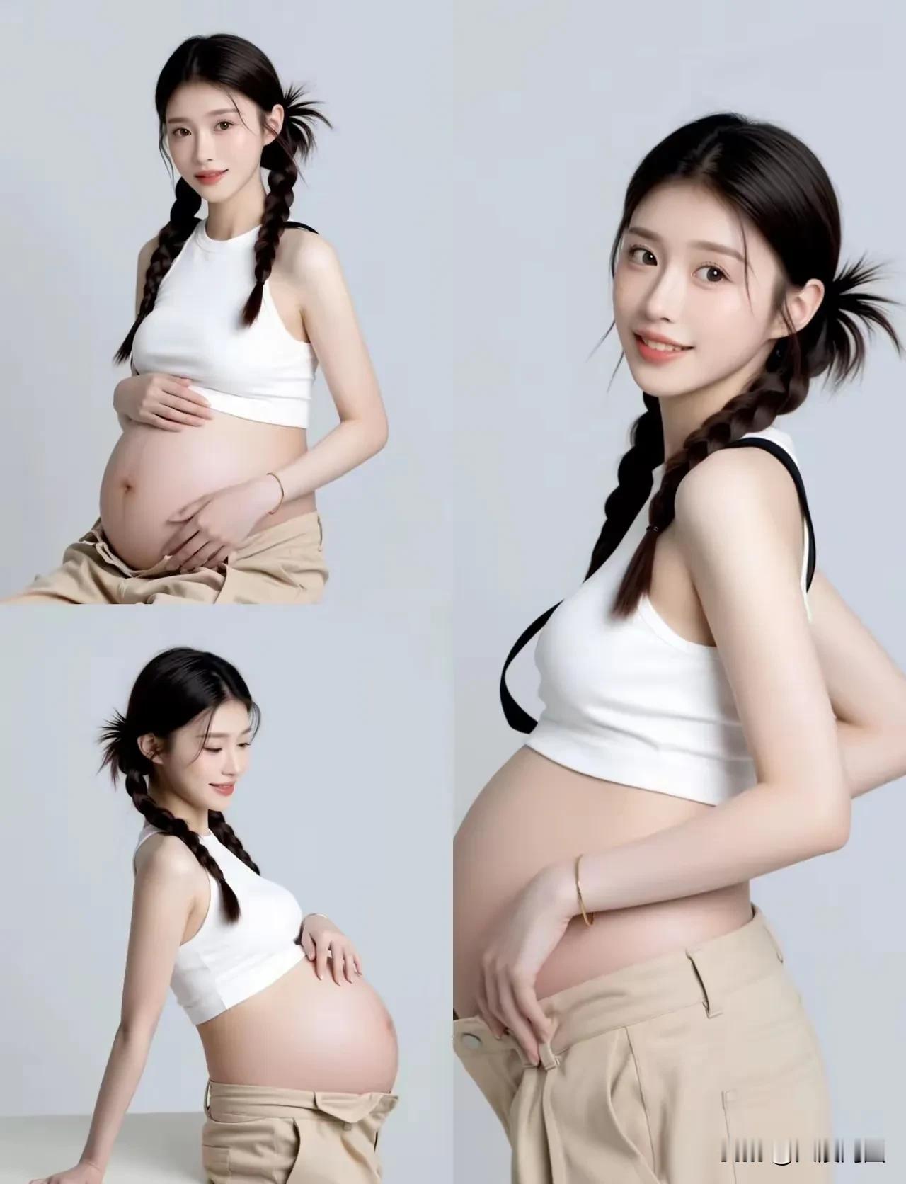 孕期的甜美少女风，轻松自然，温柔可人！🌸💕