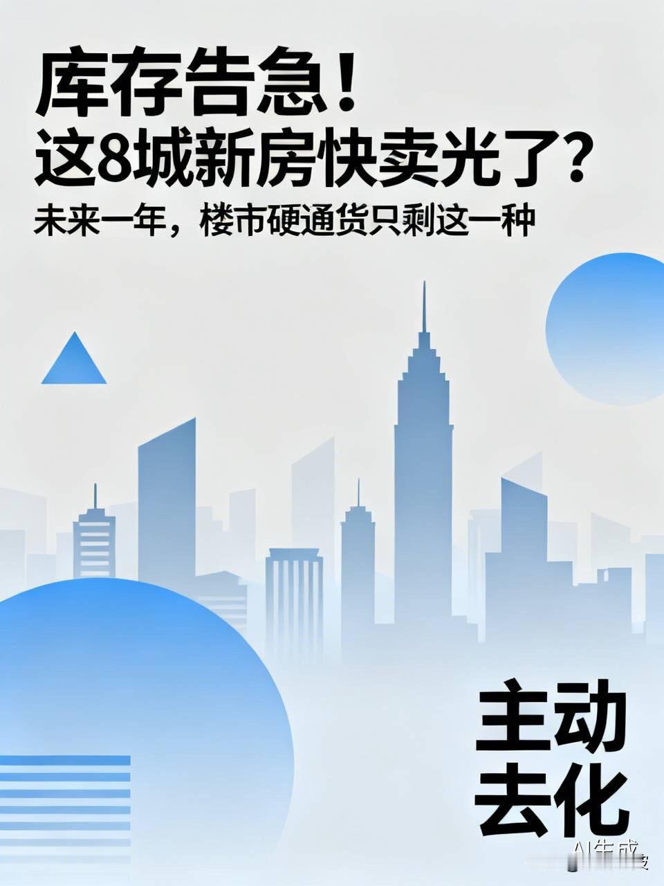 库存告急！这8城新房快卖光了？未来一年，楼市硬通货只剩这一种楼市正上演最
