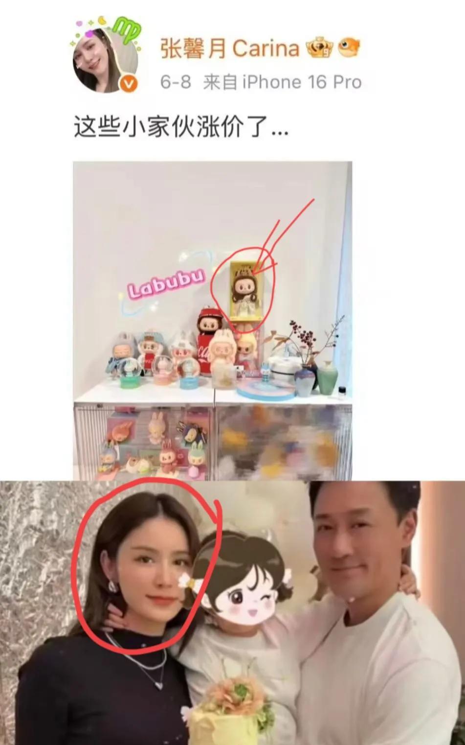 晒lalulu炫富的这人是谁？趴了一张照片，原来是男演员林峯的老婆张馨月，有网