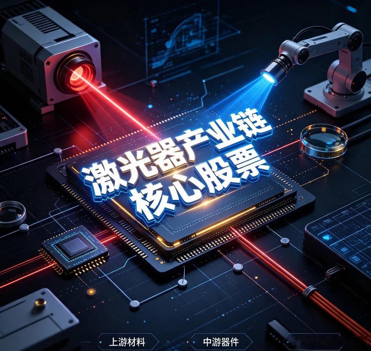 激光器产业链核心股票一、上游：激光芯片与核心器件1、长光华芯（688048）高功