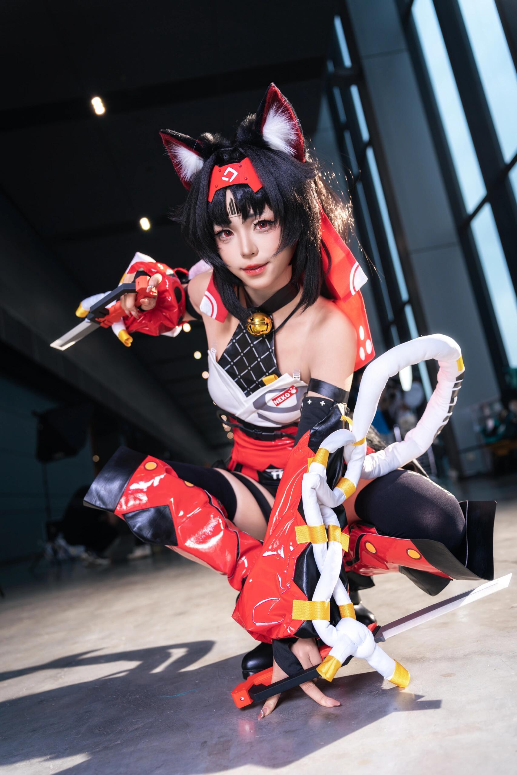 cos正片  猫宫又奈 绝区零 cosplay漫展小姐姐 cospaly