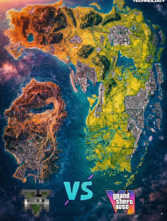《GTA6》还没正式发售，但关于它的地图规模，已经先一步给了玩家足够的想象空间