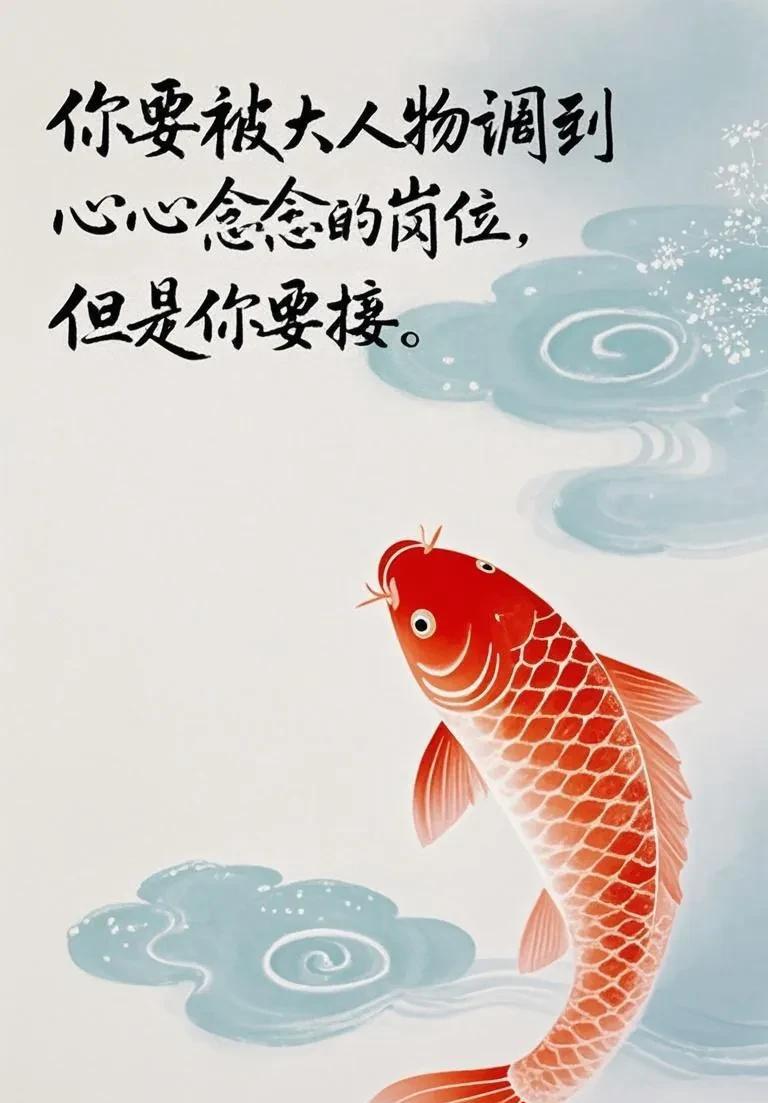 锦鲤翻身！你要调到好岗位了！请接收好运！#锦鲤##锦鲤上岸#
