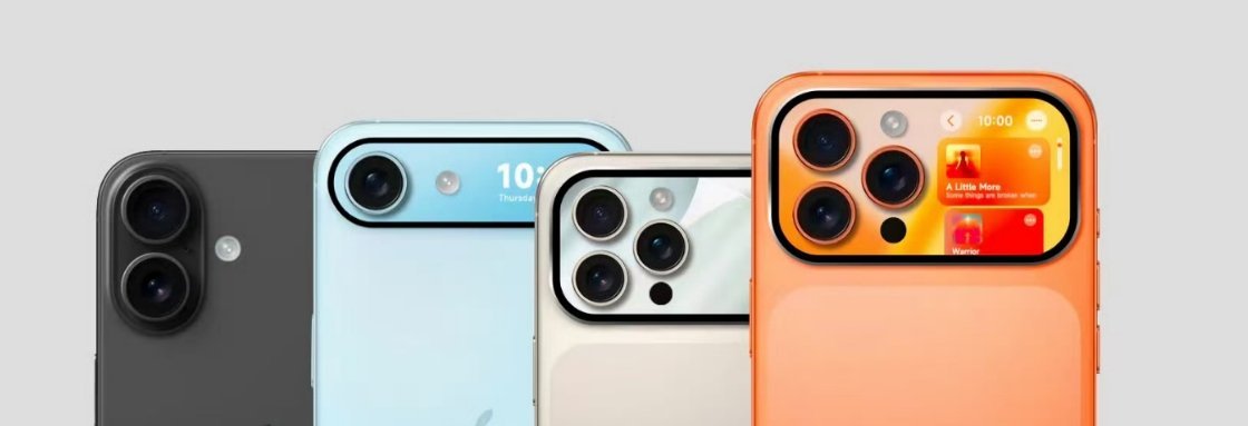iPhone17或有隐藏款我不信🌚至少这图里就有三种尺寸的UI，苹果的程序员不