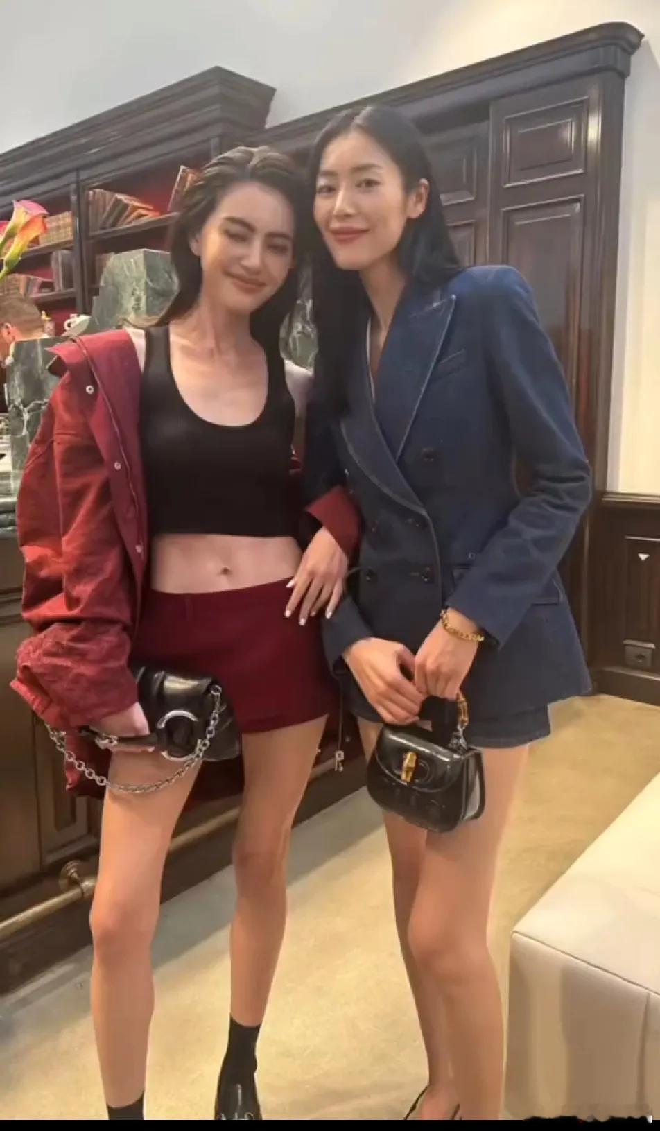 好可怕，泰国女星Mai身形瘦削程度直逼超模刘雯。刘雯作为国际超模，身形纤瘦是职业