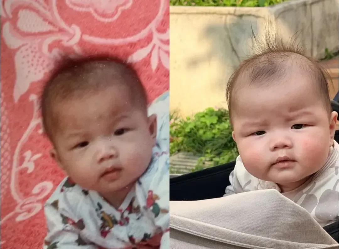 92年妈妈和25年萌宝的神复制粘贴，这遗传也太省事了！