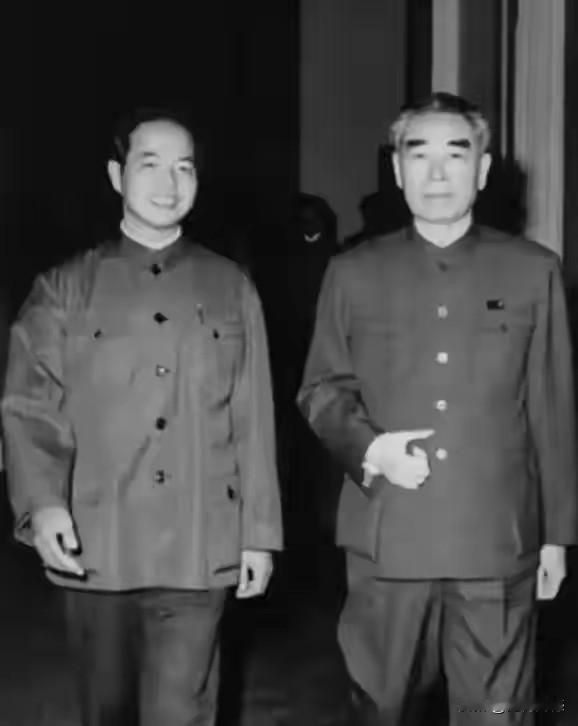 周总理和李政道在一起的这张合影,李政道没有穿西装革履,而是选择穿上了中山装,穿上