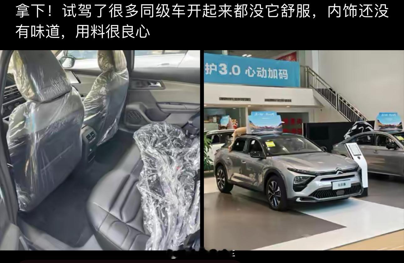 用料底盘没得说，真皮实！可惜法系营销跟不上，价格不具备优势，让人意难平，哎