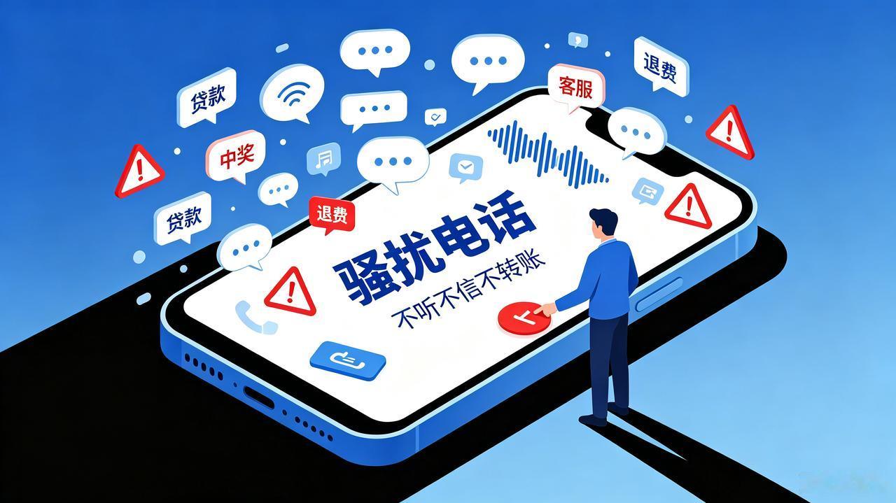 骚扰电话为什么治不住？上周我接了7个骚扰电话，挂了6个，1个没来得及挂。我不知